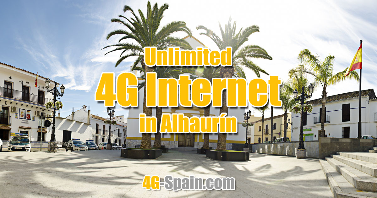 Unlimited 4G Internet Alhaurín de la Torre Costa Del Sol Spain